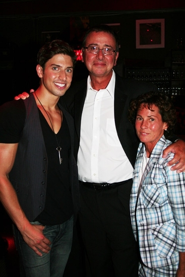 Nick Adams with his father Ken Adams and Step Mom Ann Adams Photo
